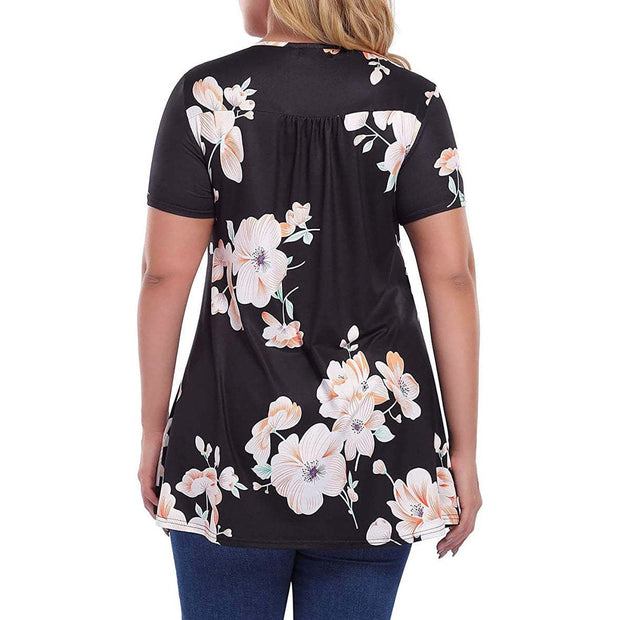 Carlotta - Feminines Tunika-Top mit Faltenwurf