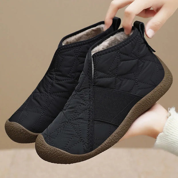 Elke - Gepolsterte Slip-On-Boots für kalte Tage