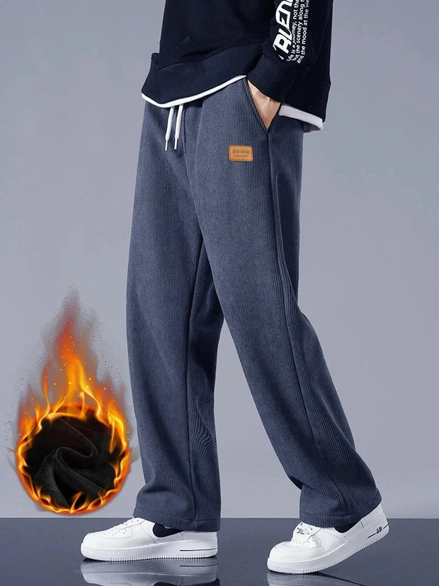 Adelheid - Locker geschnittene Cordhose mit Kordelzug