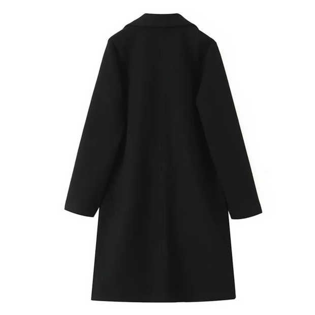 Emma - Manteau en laine minimaliste