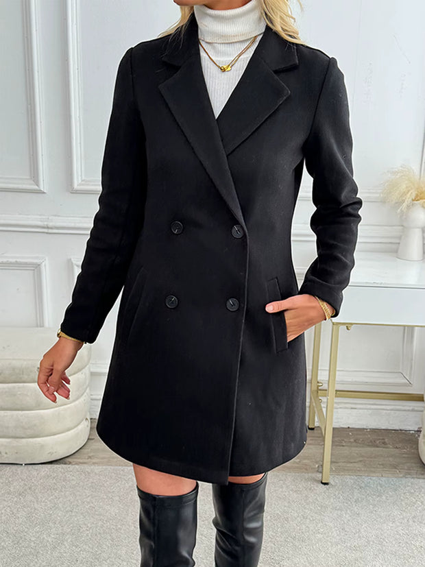 Elke - Blazer élégant avec double patte de boutonnage