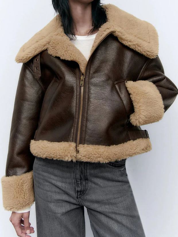 Franziska - Wärmende Lederjacke