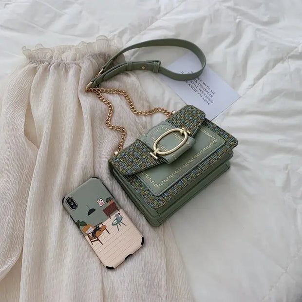 Corina - Sac bandoulière en lin/coton