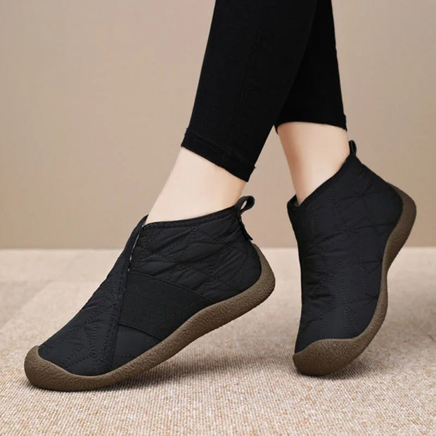 Elke - Gepolsterte Slip-On-Boots für kalte Tage