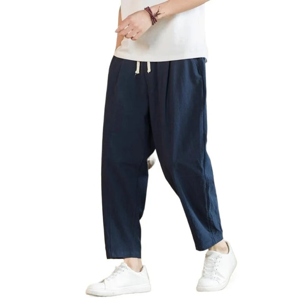 Adelheid - Leichte Freizeithose mit weitem Schnitt