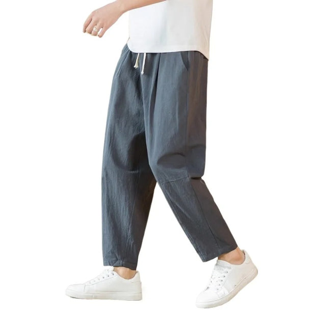 Adelheid - Leichte Freizeithose mit weitem Schnitt