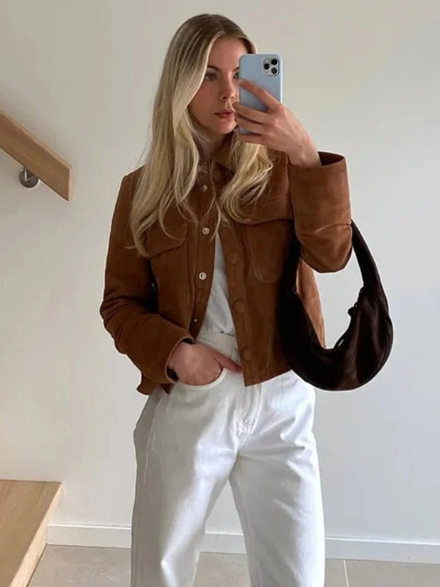 Robyn – Stylische Wildlederjacke