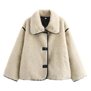 Friedrich – Kuschelige Teddyjacke mit klassischem Kragen