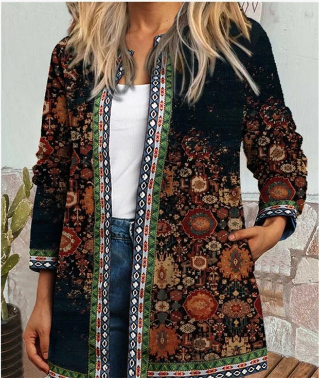 Felix – Boho-Jacke mit farbenfrohem Muster