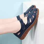 Korvalie - Bequeme Sommerschuhe mit Klettverschluss