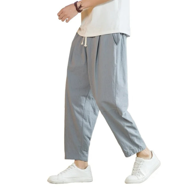 Adelheid - Leichte Freizeithose mit weitem Schnitt