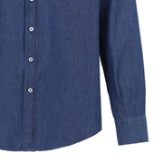 Dietrich - Chemise en jean classique avec patte de boutonnage