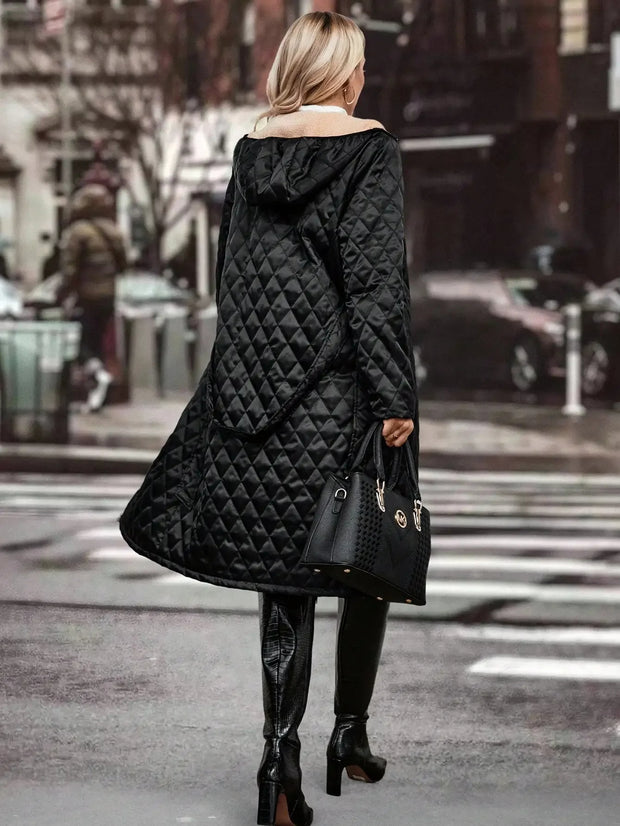 Emma - manteau matelassé à capuche