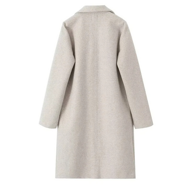 Emma - Manteau en laine minimaliste