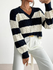 Emma - Gestreifter Strickpullover