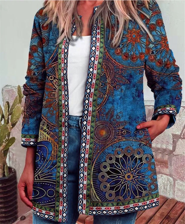 Felix – Boho-Jacke mit farbenfrohem Muster