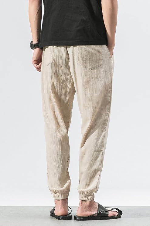 Jorven - Bequeme Freizeithose mit elastischen Bündchen