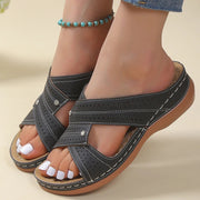 Korvalie - Komfort-Sandalen mit Zierperforation