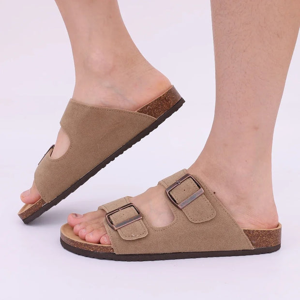 Giselotte - Korksandalen mit zwei Riemenvarianten