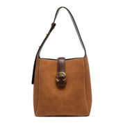 Carwena - Stilvolle Schultertasche mit goldener Schnalle