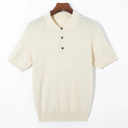 Jorven - Klassisches Poloshirt mit Knopfleiste