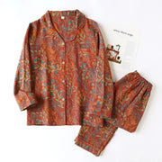 Emma - Blumenmuster Pyjama-Set