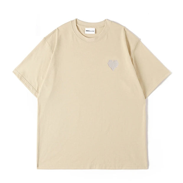 Dietrich - T-shirt unisexe avec broderie cœur