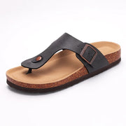 Giselotte - Zehentrenner-Sandalen mit Korksohle