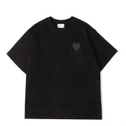 Dietrich - T-shirt unisexe avec broderie cœur