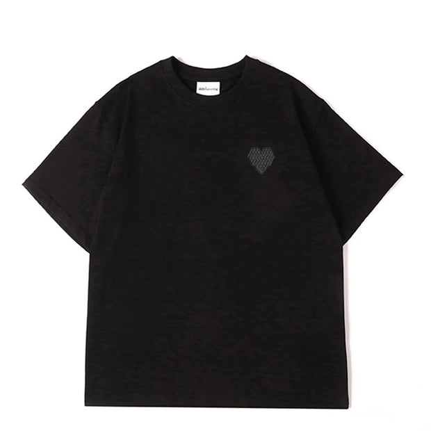 Dietrich - T-shirt unisexe avec broderie cœur