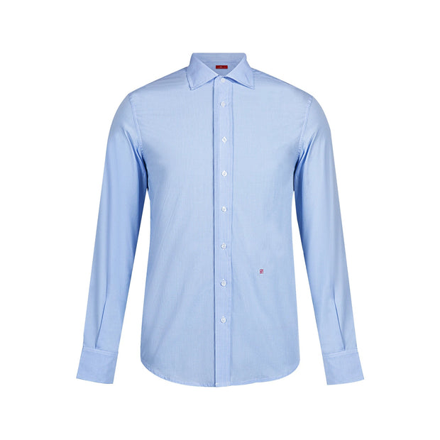Dietrich - Chemise en jean classique avec patte de boutonnage