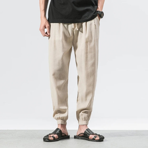 Jorven - Bequeme Freizeithose mit elastischen Bündchen