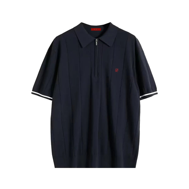 Dietrich - Polo structuré avec zip