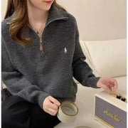 Friedrich – Bequemer Pullover mit Reißverschluss