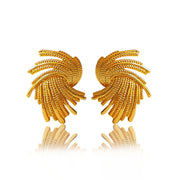 Ivy - Boucles d'oreilles géométriques torsadées