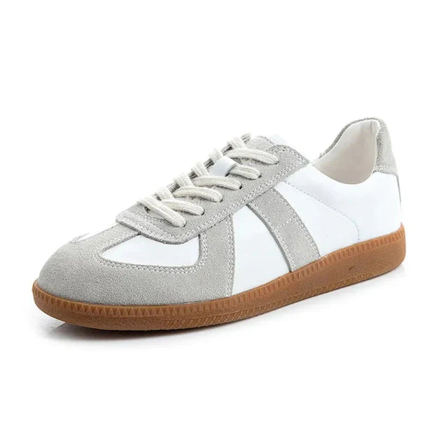 Elsie - Baskets en cuir véritable pour femme