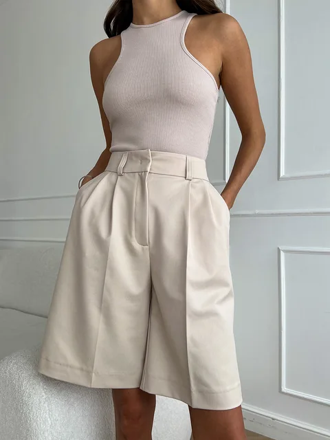 Juliann - Short d'été taille haute pour femme