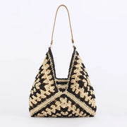Lena - Grand sac de plage en paille