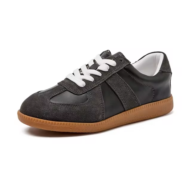 Elsie - Baskets en cuir véritable pour femme
