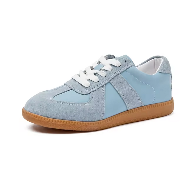 Elsie - Baskets en cuir véritable pour femme