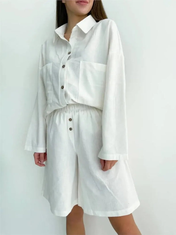 Klara - Tenue décontractée en coton et lin