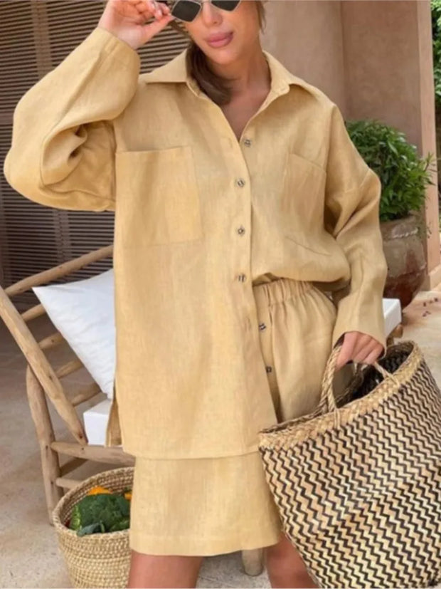 Klara - Tenue décontractée en coton et lin