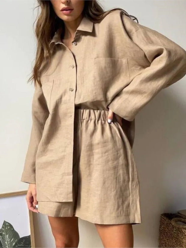 Klara - Tenue décontractée en coton et lin