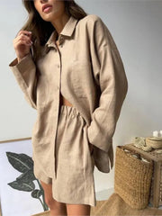 Klara - Tenue décontractée en coton et lin