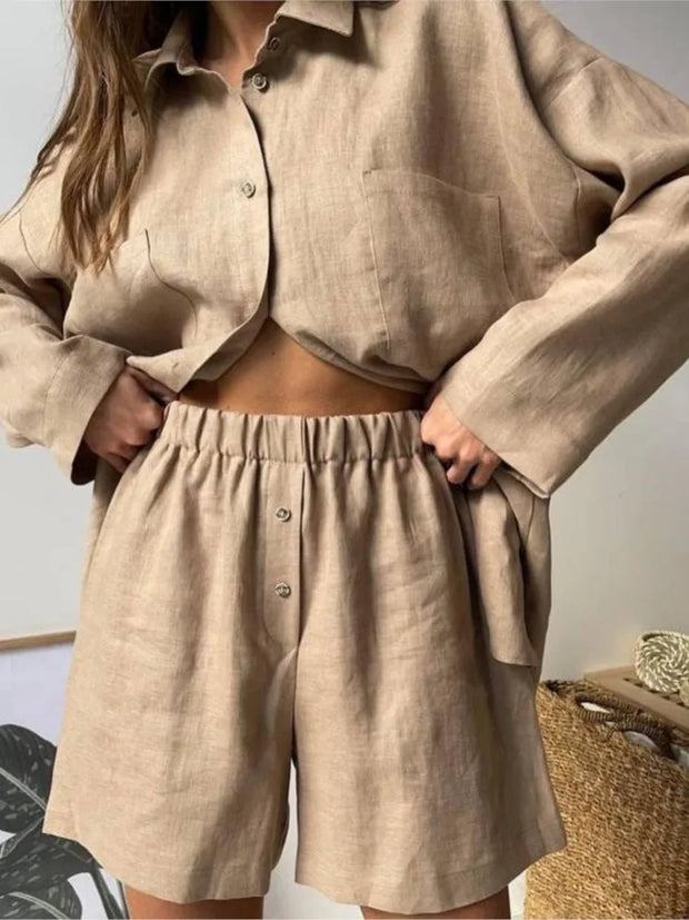 Klara - Tenue décontractée en coton et lin