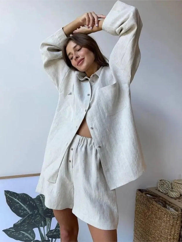 Klara - Tenue décontractée en coton et lin
