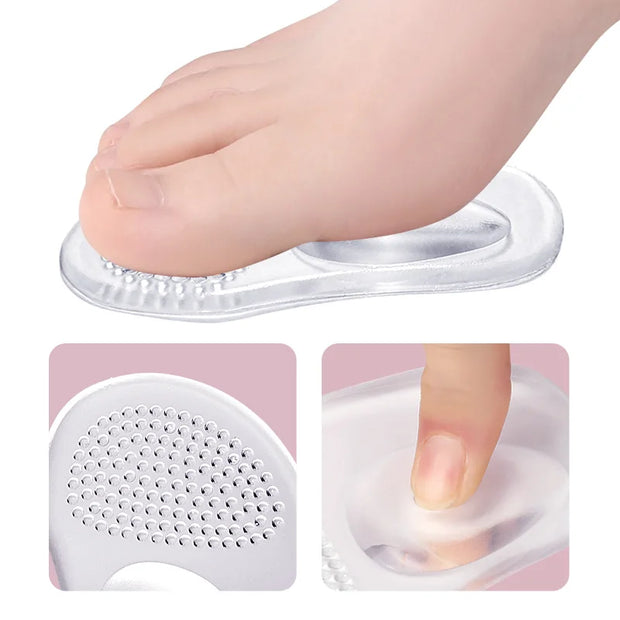 Semelles orthopédiques avec coussin en gel de silicone souple