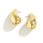 Ivy - Boucles d'oreilles goutte d'eau dorées