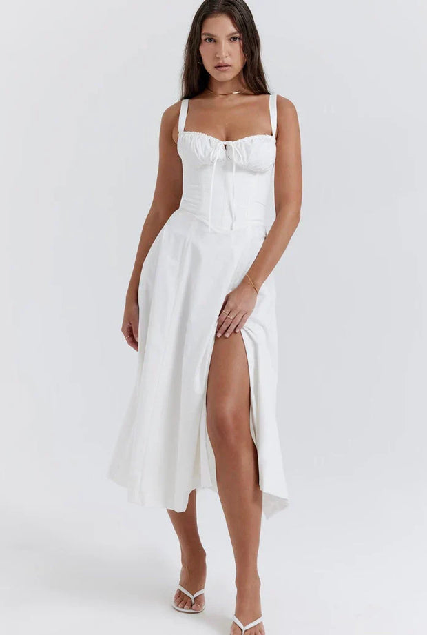 Lucy - Schlichtes Midikleid