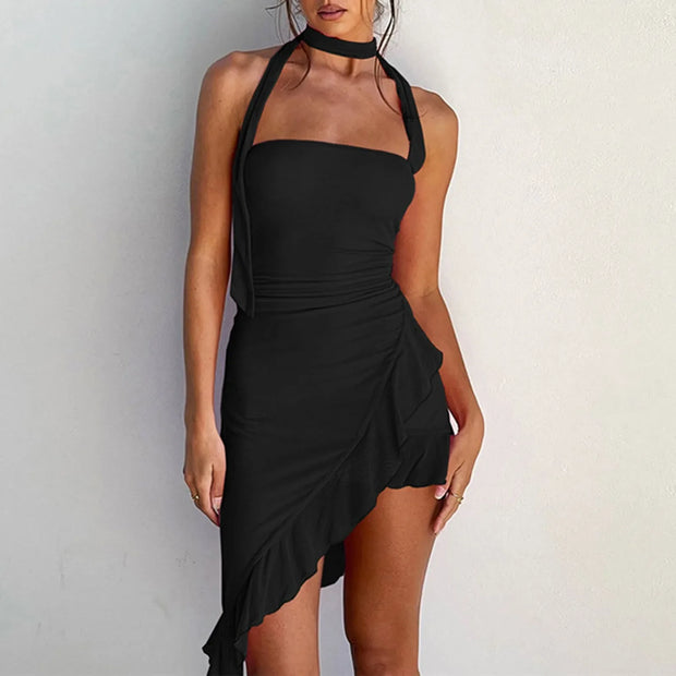 Lena - Robe d'été décontractée à col licou
